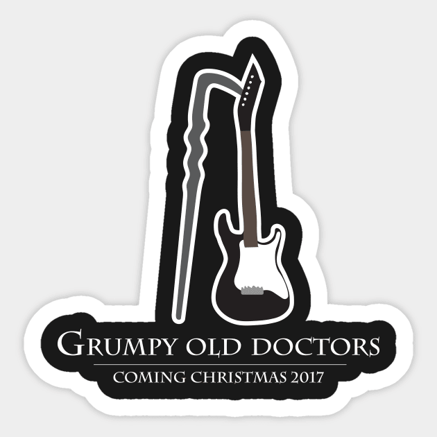 Grumpy Old Doctors Sticker by MrPandaDesigns